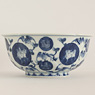 Blue and white porcelain bowl, Japan, Meiji era, circa 1900 [thumbnail]