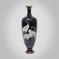 Cloisonné enamel vase - Japan, Meiji era, circa 1900