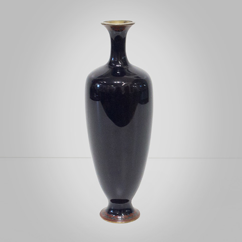 Cloisonné enamel vase (Other side), Japan, Meiji era, circa 1900