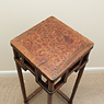 Hardwood and burrwood stand (top), China, Mid Qing Dynasty, 18th / 19th century [thumbnail]