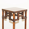 Hardwood and burrwood stand (close-up of top), China, Mid Qing Dynasty, 18th / 19th century [thumbnail]