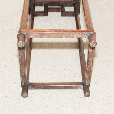 Hardwood and burrwood stand (underside), China, Mid Qing Dynasty, 18th / 19th century