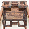 Hardwood and burrwood stand (underside of top), China, Mid Qing Dynasty, 18th / 19th century [thumbnail]