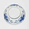 Nabeshima style blue and white porcelain dish (base), Japan, 19th century [thumbnail]