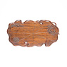 Carved hardwood leaf form tray, China, 19th century
 [thumbnail]