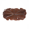 Carved hardwood leaf form tray (other side), China, 19th century
 [thumbnail]