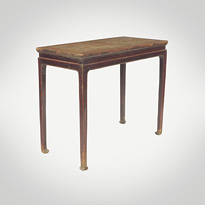 Elm and lacquer table, China, Qing Dynasty [thumbnail]