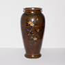 Mixed metal inlaid bronze vase, Japan, Meiji period, circa 1880 [thumbnail]