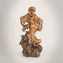 Rootwood figure  - China, 