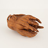 Carved wood Buddha’s hand citron box (view 2), China,  [thumbnail]