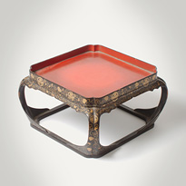 Lacquer kakeban (table-like tray for food, used on special occasions) - Japan, Edo Period