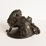 Bronze lion dog (view 3), China/Japan, 17th century [thumbnail]