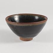 Jian hare's fur tea bowl - China, Fujian Province, Southern Song/Yuan Dynasty, 13th-15th century