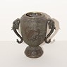 Bronze usubata flower vase, in the manner of Murata Seimin (vase body 1), Japan, late Edo period, early 19th century [thumbnail]