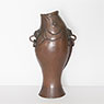Bronze carp shaped flower vase, Japan, Meiji era, circa 1900 [thumbnail]