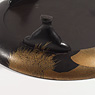 An unusual shaped lacquer tripod dish (close-up of leg, from the bottom), Japan, Edo Period, 18th century [thumbnail]