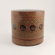 Lacquer food container - Burma, 19th century