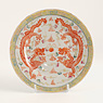 Famille-rose plate, China, Qing Dynasty, Guangxu, late 19th century [thumbnail]