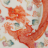 Famille-rose plate (Close-up of right hand side of plate), China, Qing Dynasty, Guangxu, late 19th century [thumbnail]