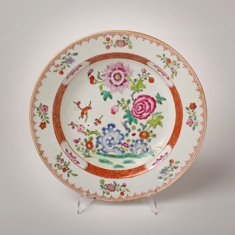 Famille rose porcelain bowl, China, Qianlong, mid-late 18th century