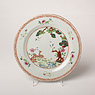 Famille rose porcelain plate, China, Qianlong, mid-late 18th century [thumbnail]