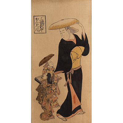 Bijin, attributed to Kiyomasu II (1706-1763), Japan, Bijin, attributed to Kiyomasu II (1706-1763), Japan,
