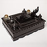 Anglo-Indian ebony desk set (side view 2), Ceylon, late 19th century [thumbnail]