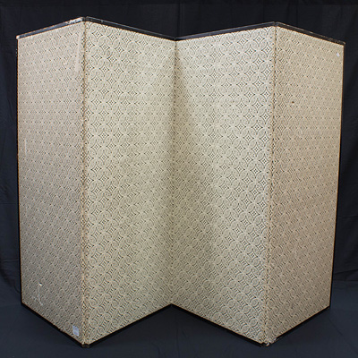 Four-fold screen of egrets (back), Japan, early 20th century