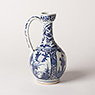 Arita blue and white ewer (view 3), Japan, Edo Period, circa 1690 [thumbnail]