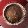 Copper red flambé porcelain vase
 (Bottom), China, Qing Dynasty, 19th century [thumbnail]